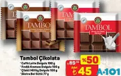 KAHVE DÜNYASI TAMBOL ÇİKOLATA 100 G